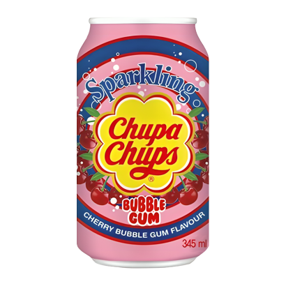 Напій Chupa Chups Bubble Gum Flavour 345ml - Retromagaz