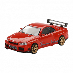 Машинка Premium MINI GT Nissan Skyline GT-R (R34) Tommykaira R-z 1:64 Red - Retromagaz