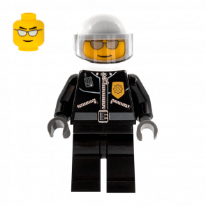 Фигурка Lego Police 973pb0261 Leather Jacket with Gold Badge City cty0027 Б/У - Retromagaz