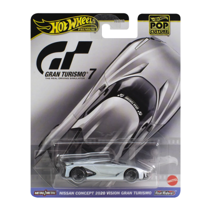 Машинка Premium Hot Wheels Nissan Concept 2020 Vision Gran Turismo 7 Pop Culture 1:64 HKC38 Silver - Retromagaz