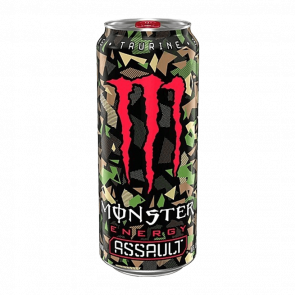 Напиток Энергетический Monster Energy Assault 500ml - Retromagaz