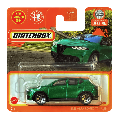 Машинка Большой Город Matchbox 2023 Alfa Romeo Tonale Roadtrip 1:64 HVN47 Green - Retromagaz