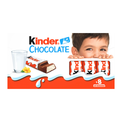 Шоколад Молочний Kinder Chocolate 8 Pieces 100g - Retromagaz