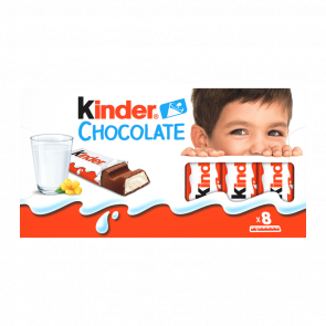 Шоколад Молочный Kinder Chocolate 8 Pieces 100g - Retromagaz