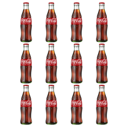 Набір Напій Coca-Cola Original Taste Скло 250ml 12шт - Retromagaz