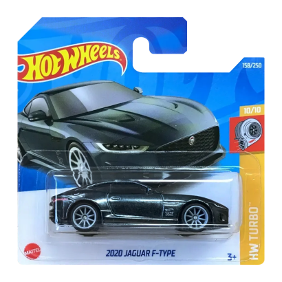 Машинка Базовая Hot Wheels 2020 Jaguar F-Type Super Treasure Hunt STH Turbo 1:64 HCY17 Grey - Retromagaz