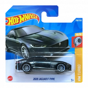 Машинка Базовая Hot Wheels 2020 Jaguar F-Type Super Treasure Hunt STH Turbo 1:64 HCY17 Grey - Retromagaz