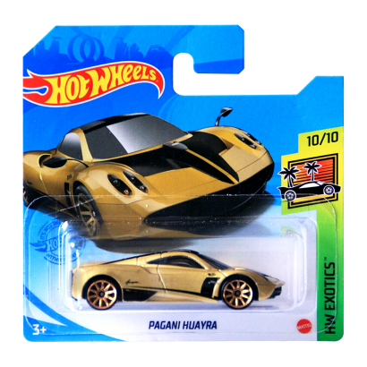 Машинка Базовая Hot Wheels Pagani Huayra Exotics 1:64 GRY90 Gold - Retromagaz