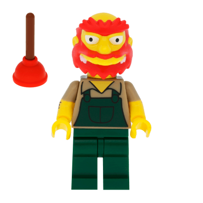 Фігурка Lego The Simpsons Willie Groundskeeper Cartoons colsim2-13 Новий - Retromagaz