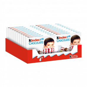 Набор Шоколад Молочный Kinder Chocolate 4 Pieces 50g 20шт - Retromagaz