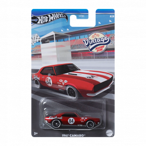 Тематична Машинка Hot Wheels 1967 Camaro Chase Vintage Racing Club 1:64 HRT81/HRV05 Red - Retromagaz