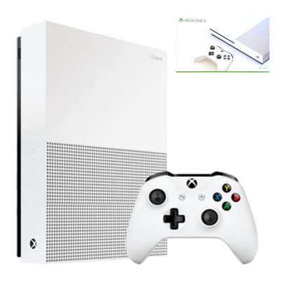 Набір Консоль Microsoft Xbox One S All-Digital Edition 1TB White Б/У  + Коробка - Retromagaz