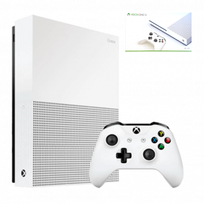 Набор Консоль Microsoft Xbox One S All-Digital Edition 1TB White Б/У  + Коробка - Retromagaz