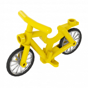 Транспорт Lego Велосипед 2-Piece Wheels 4719c01 Yellow Б/У