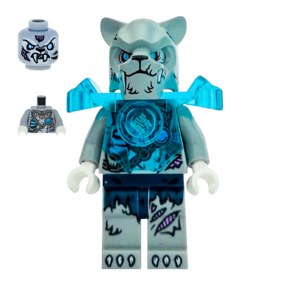 Фигурка Lego Saber-Tooth Tiger Tribe Sykor Heavy Armor Legends of Chima loc132 1 Б/У - Retromagaz