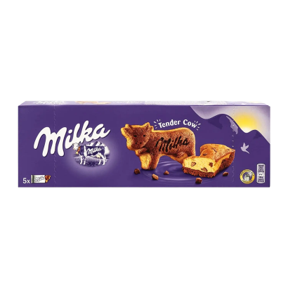 Бісквіт Milka Tender Cow зі Шматочками Шоколаду 140g - Retromagaz