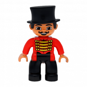 Фігурка Lego Boy Circus Ringmaster Duplo 47394pb152 Б/У