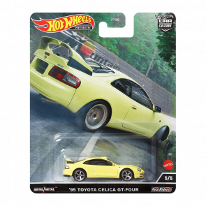 Машинка Premium Hot Wheels '95 Toyota Celica GT-Four Mountain Drifters 1:64 HCJ82 Yellow