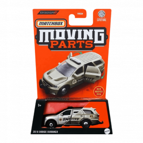 Тематическая Машинка Matchbox 2018 Dodge Durango Moving Parts 1:64 FWD28/HVM78 Grey - Retromagaz