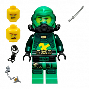 Конструктор Lego Фигурка Lloyd Foil Pack #8 Seabound Scuba Gear Ninjago 892286 njo702 Новый - Retromagaz