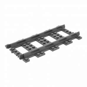 Для Поїзда Lego Рейки Straight 53401 17275 4279714 6037688 6070018 Dark Bluish Grey Б/У - Retromagaz