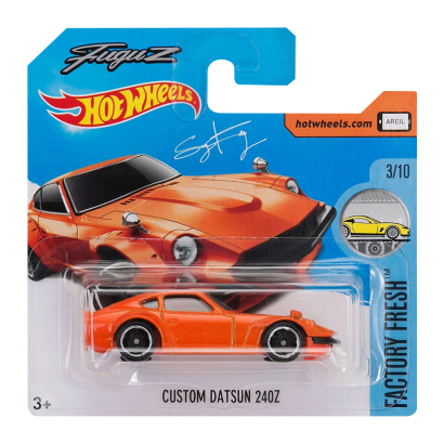 Машинка Базовая Hot Wheels Custom Datsun 240Z Fugu Z Factory Fresh 1:64 DVB43 Orange - Retromagaz