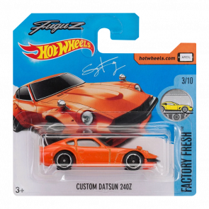 Машинка Базовая Hot Wheels Custom Datsun 240Z Fugu Z Factory Fresh 1:64 DVB43 Orange