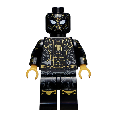 Фігурка Lego Marvel Spider-Man Black and Gold Suit Super Heroes sh0774 Б/У - Retromagaz