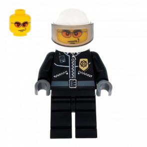 Фігурка Lego Police 973pb0261 Leather Jacket with Gold Badge City cty0102 Б/У