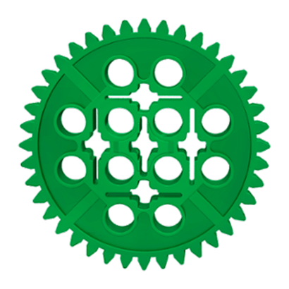 Technic Lego Шестерня 40 Tooth 3649 34432 4120109 Green Б/У - Retromagaz