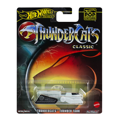 Машинка Premium Hot Wheels Thunder Tank Thundercats Pop Culture 1:64 HVJ53 White - Retromagaz