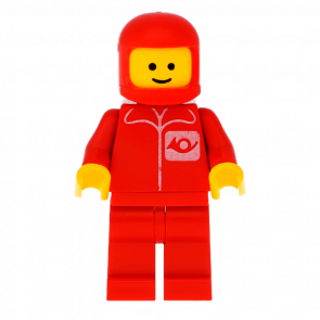 Фігурка Lego People 973pb0035 Post Office Red Legs Red Classic Helmet City post002 Б/У - Retromagaz