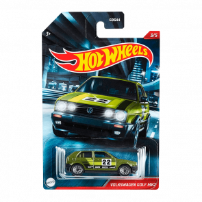 Тематична Машинка Hot Wheels Volkswagen Golf MK2 Cult Racers 1:64 GRP20 Green - Retromagaz