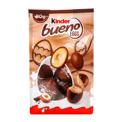 Шоколадное Яйцо Kinder Bueno Eggs 80g - Retromagaz