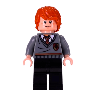 Фігурка Lego Harry Potter Ron Weasley Gryffindor Stripe and Shield Torso Films hp112 Б/У - Retromagaz