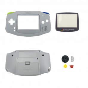 Корпус RMC Game Boy Advance SNES Limited Edition Grey Новий - Retromagaz