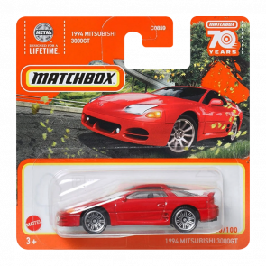 Машинка Большой Город Matchbox 1994 Mitsubishi 3000GT Highway 1:64 HLC80 Red - Retromagaz