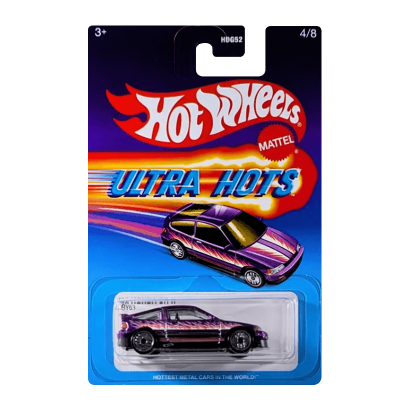 Тематична Машинка Hot Wheels '88 Honda CR-X Ultra Hots 1:64 JBY63 Purple - Retromagaz