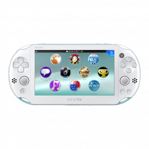 Консоль Sony PlayStation Vita Slim Модифицированная 64GB White Blue + 5 Встроенных Игр Б/У