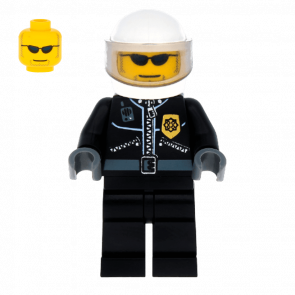 Фигурка Lego Police 973pb0261 Leather Jacket with Gold Badge City cty0006 Б/У - Retromagaz