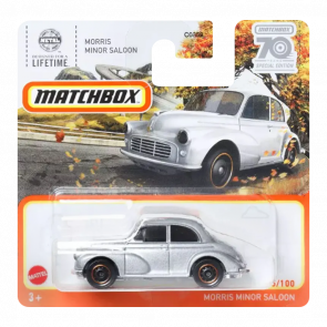 Машинка Большой Город Matchbox Morris Minor Saloon 70 Years Special Edition 1:64 HLC51 Silver - Retromagaz