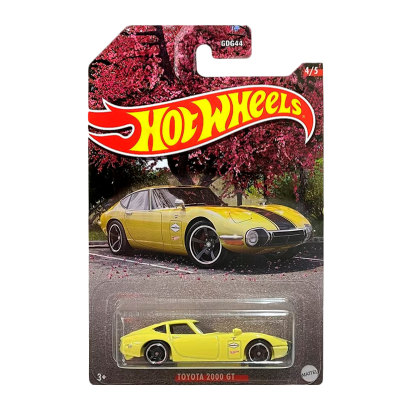 Тематическая Машинка Hot Wheels Toyota 2000 GT Japanese Classics 1:64 HLK15 Yellow - Retromagaz