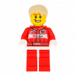 Фігурка Lego Series 3 Race Car Driver Collectible Minifigures col040 1 Б/У - Retromagaz