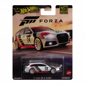 Машинка Premium Hot Wheels '17 Audi RS 6 Avant Forza Horizon 1:64 HVJ47 White - Retromagaz