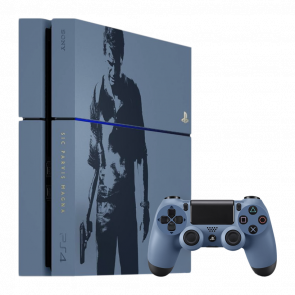 Консоль Sony PlayStation 4 CUH-12хх Uncharted 4 Limited Edition 1TB Blue Б/У - Retromagaz