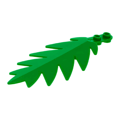 Растение Lego Листья Tree Palm Leaf Large 10 x 5 10 x 5 2518 Green Б/У - Retromagaz