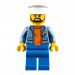 Фігурка Lego Coast Guard 973pb2864 Ship Captain City cty0864 Б/У