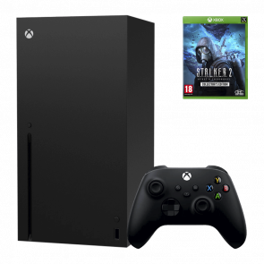 Набір Консоль Microsoft Xbox Series X 1TB Black Б/У  + Гра S.T.A.L.K.E.R. 2: Серце Чорнобиля (Heart of Chornobyl) Collector's Edition Українська Озвучка Новий