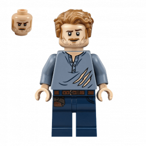 Фігурка Lego Jurassic World Owen Grady Ripped Shirt Films jw020 Б/У