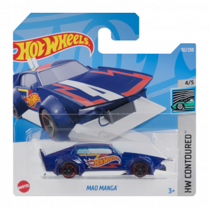 Машинка Базова Hot Wheels Mad Manga Contoured 1:64 HCV22 Blue - Retromagaz